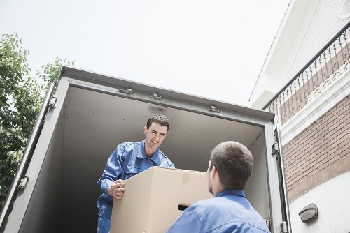 Modern moving truck benefits in urban environment